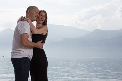 Lake Garda Wedding engagement shoot