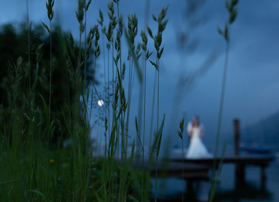 Ghostly bride! Malcesine, Lake Garda, Italy