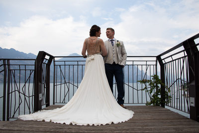 Gemma and Jay marriage, Lake Garda, Italy
