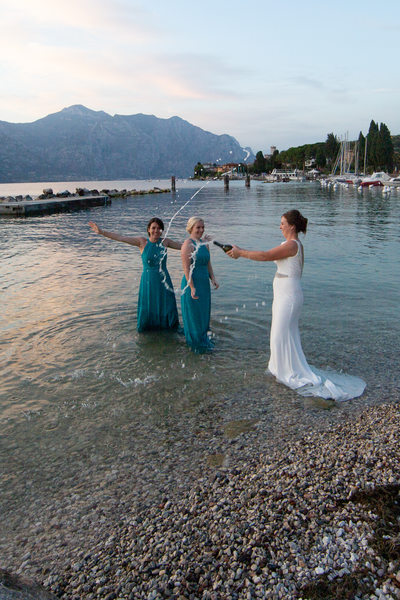 Champagne and Besties on Lake Garda, Italy