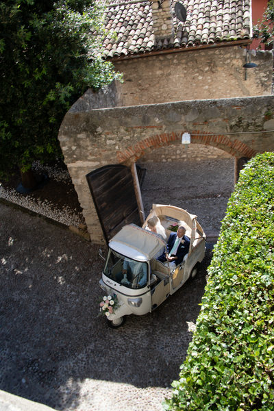 Arrive in Style, Malcesine Castle, Italy