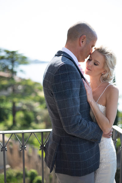 Jay and Adam, romantic shots in Malcesine Castle, Italy
