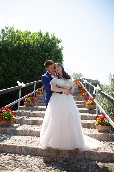 Romantic Couple John and Tina, Malcesine, Lake Garda.