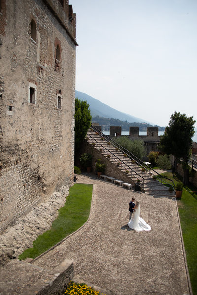 Castle views, Malcesine Castle, Lake Garda, Italy