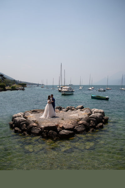 Love Island, Tina and John , Malcesine, Italy.