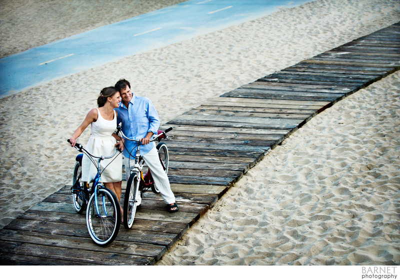 Santa Monica Beach Engagement Photography