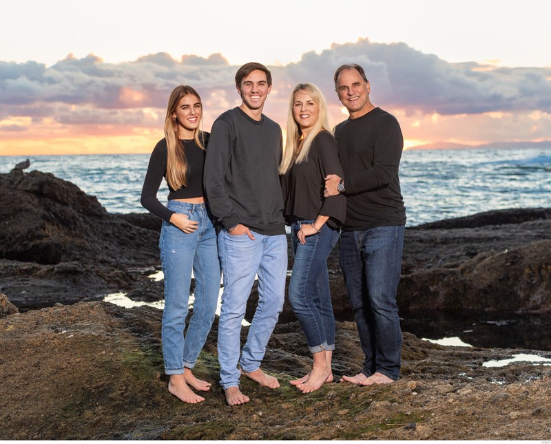 Beach Family Portrait Photographer, Orange County