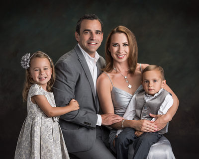 Orange County Studio Family Portrait