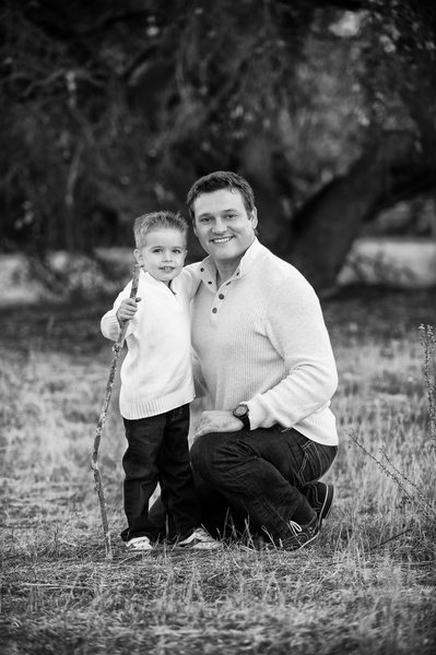 Father and son environmental portrait photography