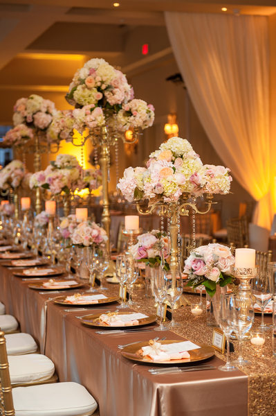 Radiant and Elegant Wedding Reception Decor