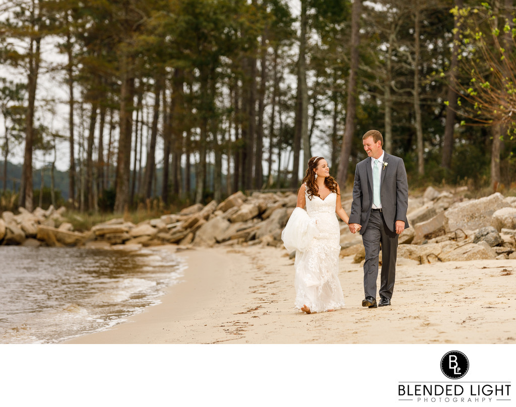 Havelock NC Neuse Breeze Beach Wedding Photography