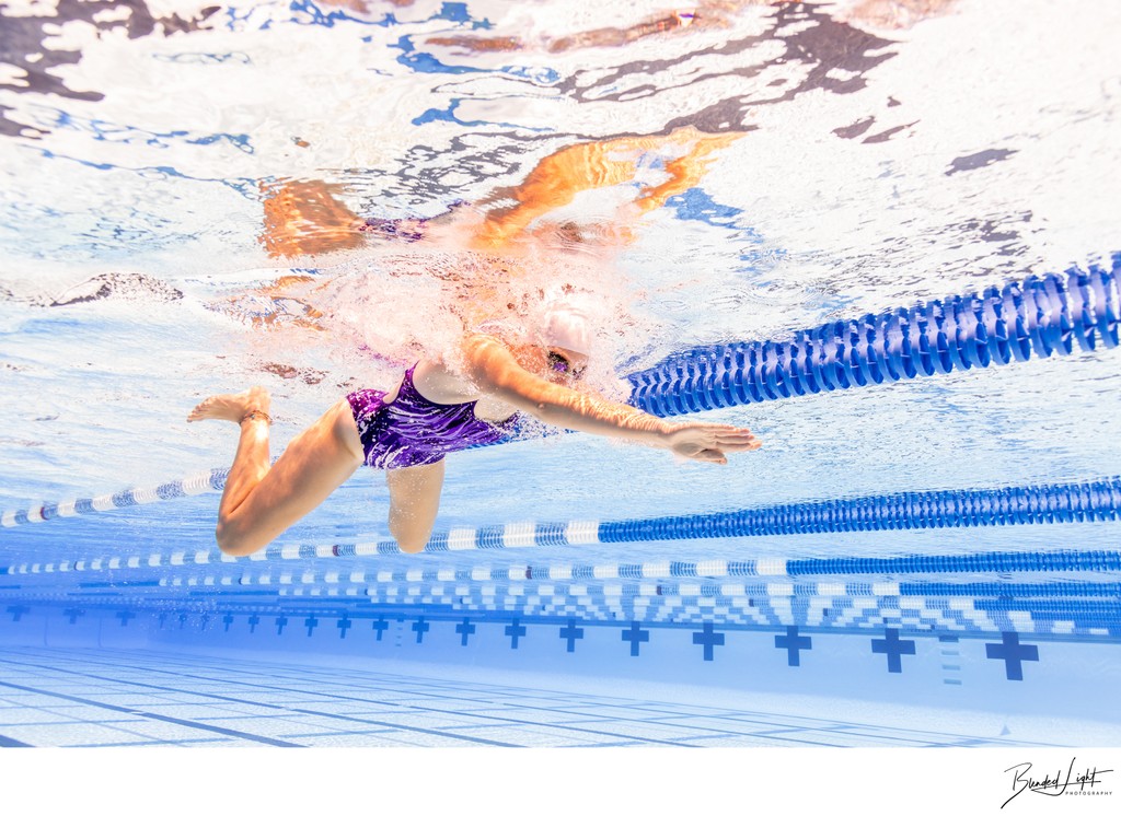 Charlotte Swimmer Underwater Breast Stroke