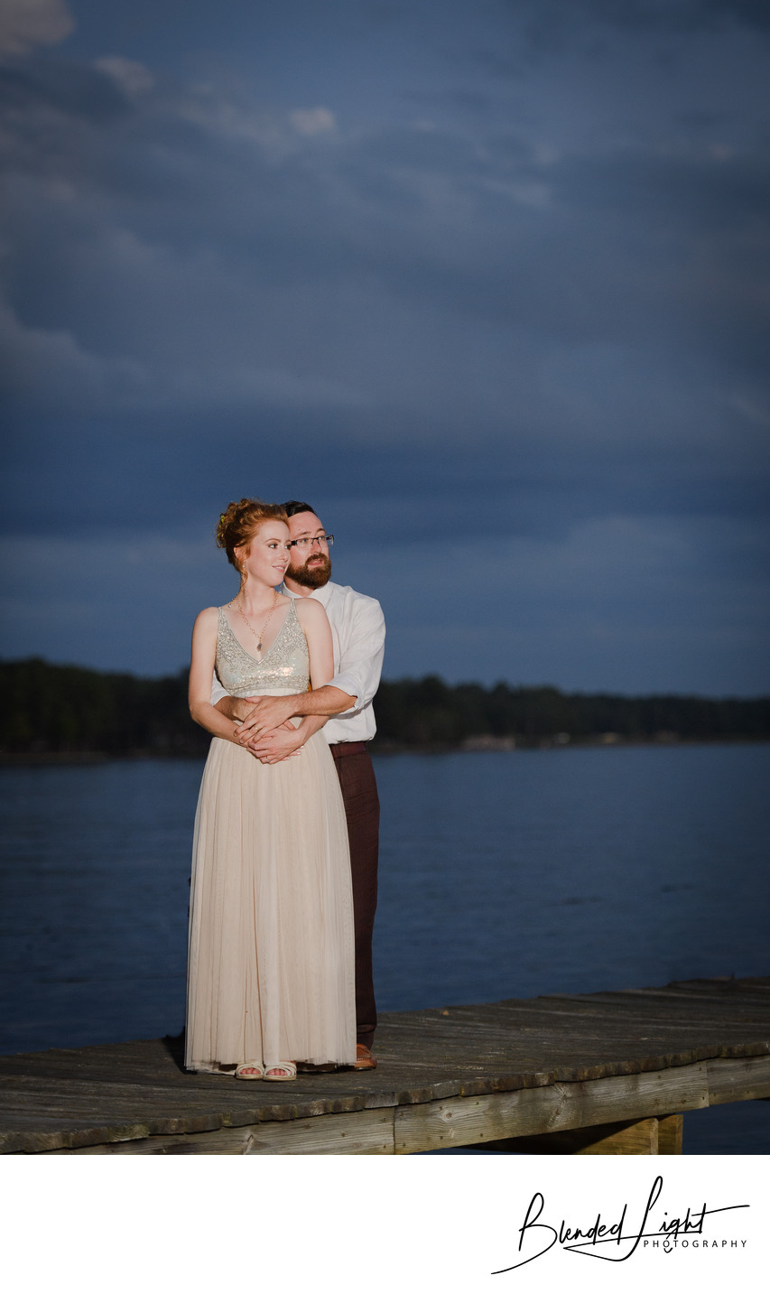 Lake Gaston Wedding Photography Image
