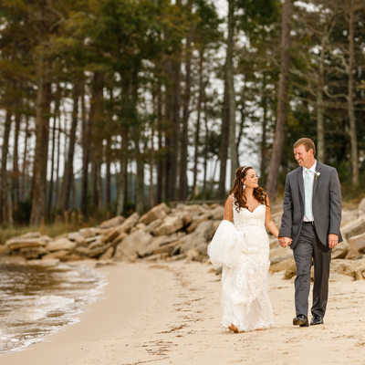 Havelock NC Neuse Breeze Beach Wedding Photography