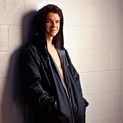 Rolesville High School Senior Swimmer Portrait
