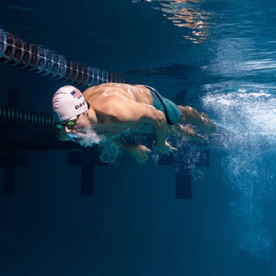 Low Angle breaststroke pullout image in 12 feet pool