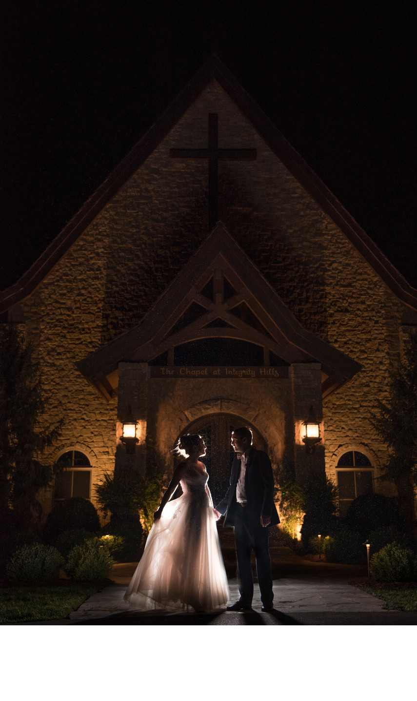 night time wedding dress