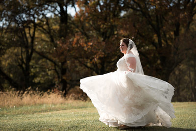 Bride at Gambrel Barn