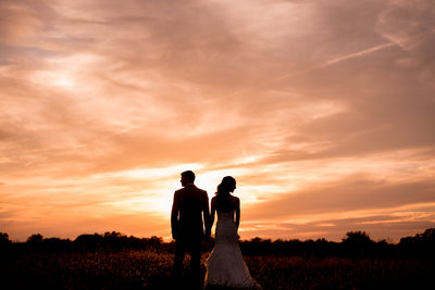 Silhouette Wedding Photos at Samuel Cedars