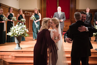 Indoor Ceremony at Drury Stone Chapel