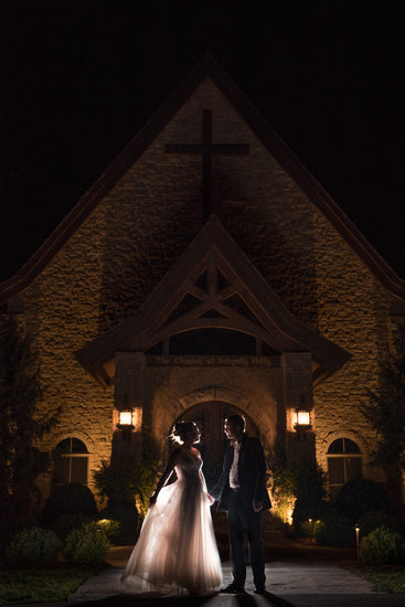 Nighttime Wedding Photos at Integrity Hills