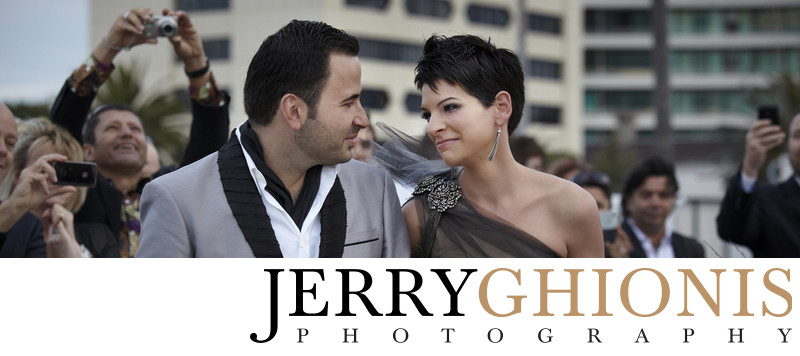 Jerry and Melissa Ghionis On Wedding Day