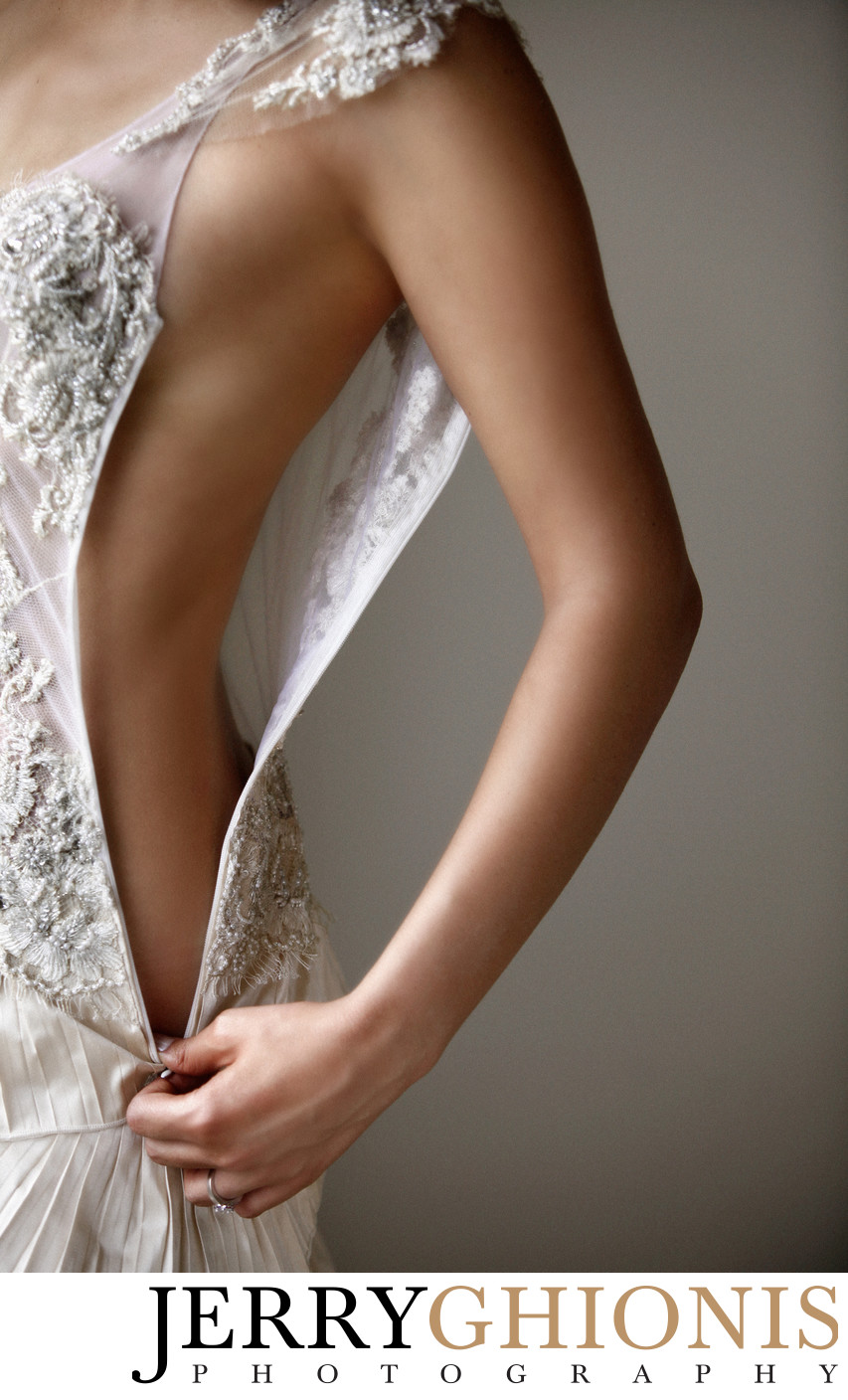 Bride Zipping Dress