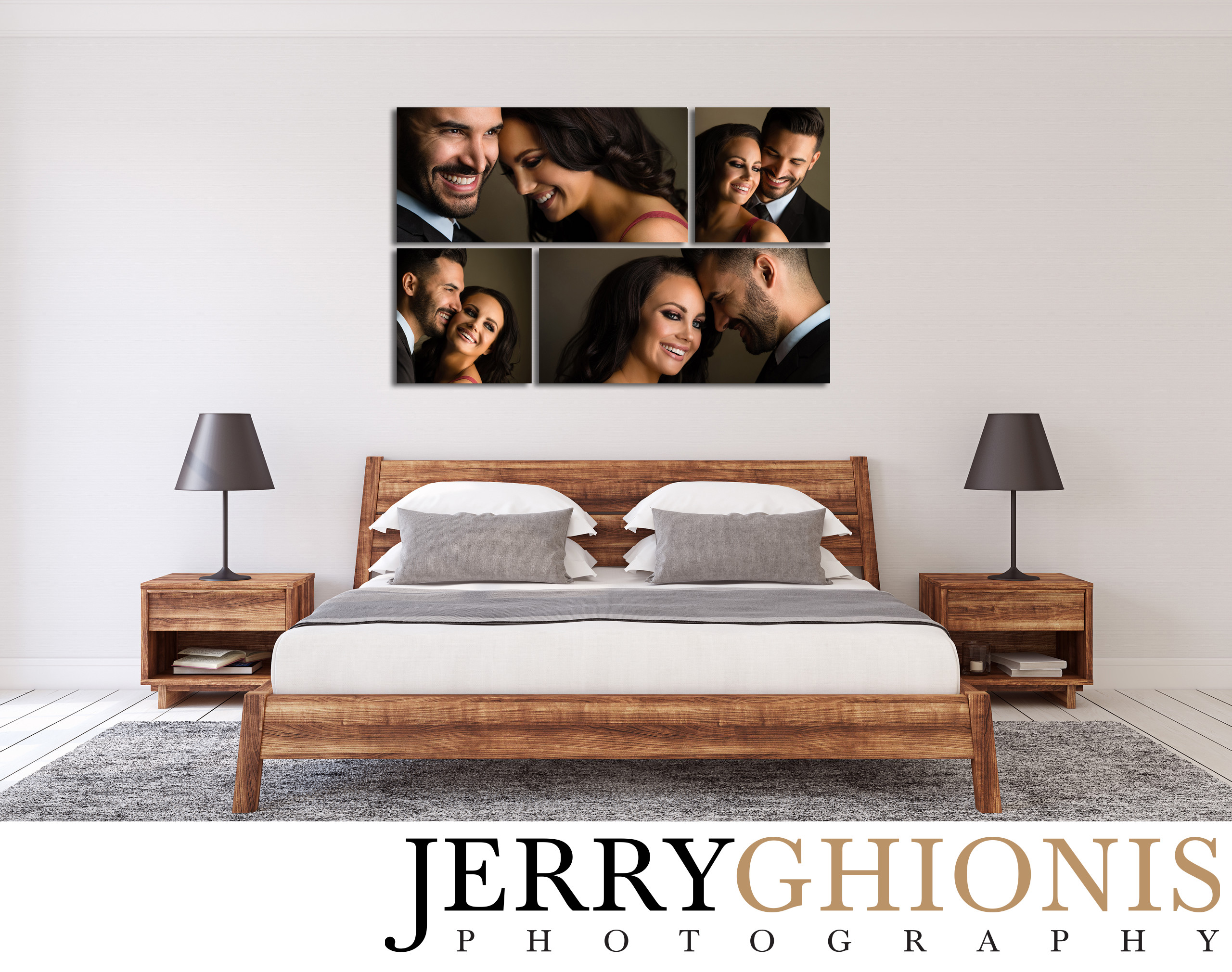 Bedroom interior. - Wall Art - Jerry Ghionis, Wedding Photographer
