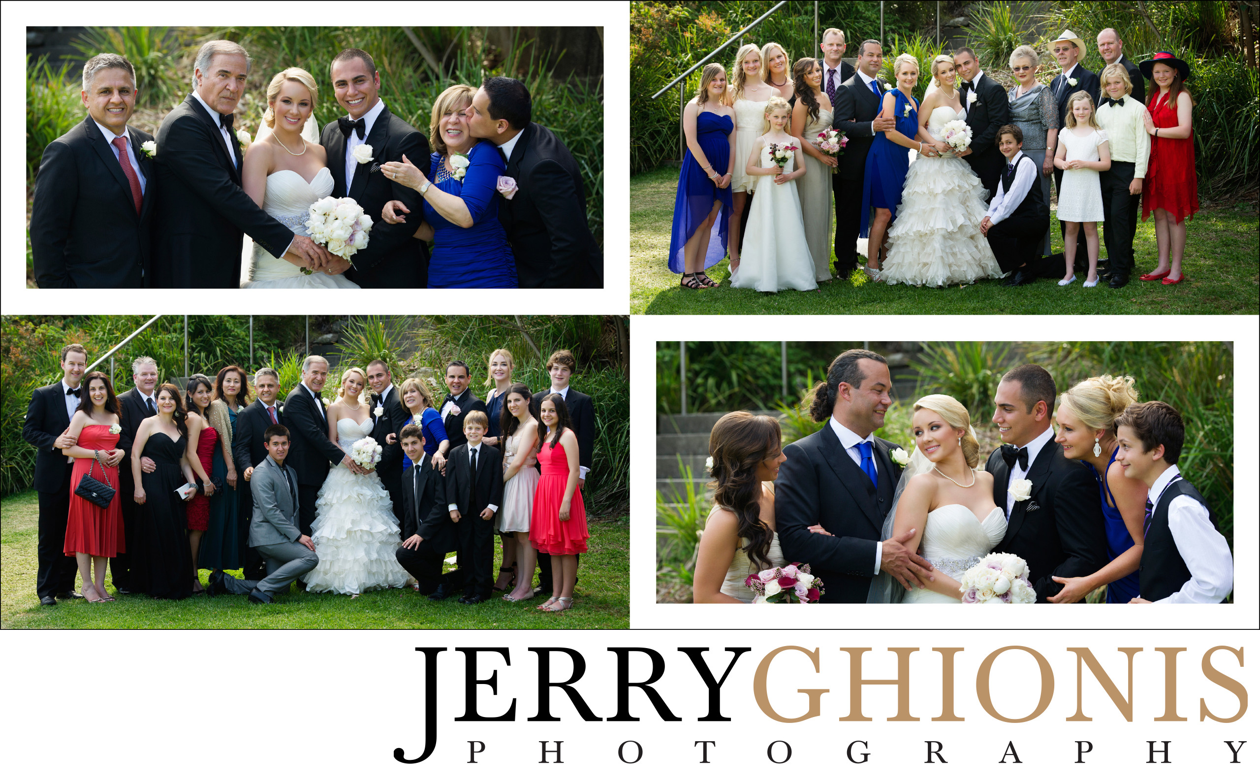 Destination Wedding Album Family Formals