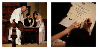 Marriage License Signing Photos