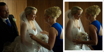 Bride and Mom in Window Light