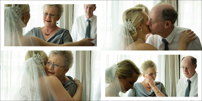 Grandparents Seeing Bride on Wedding Day