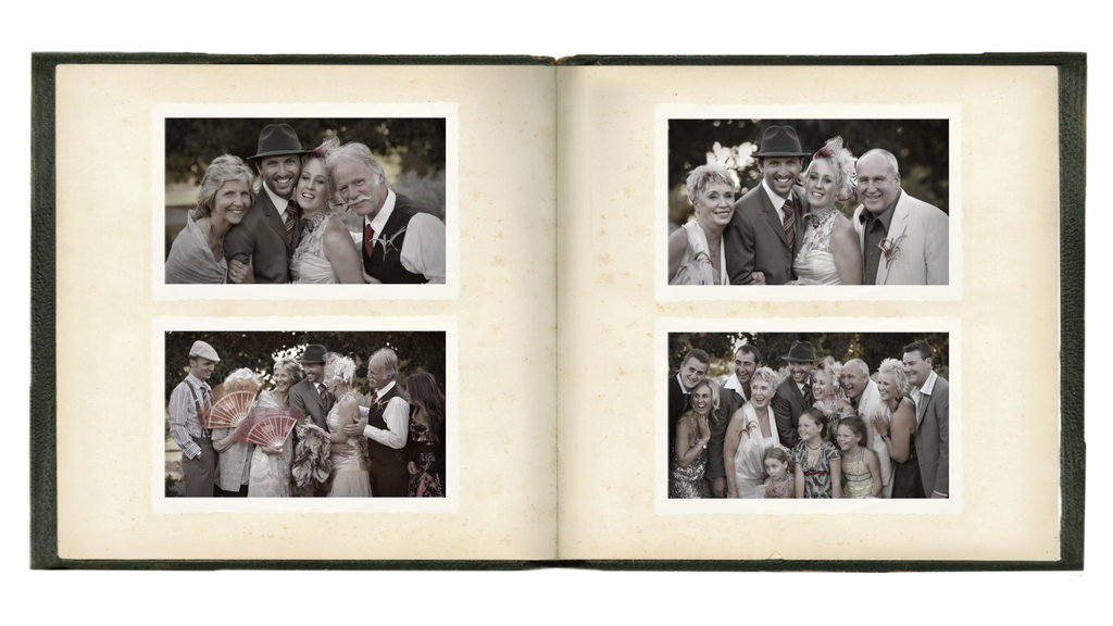 Vintage Wedding Album Design