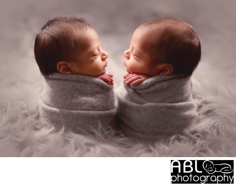 Kearny Mesa newborn twins photographer in San Diego, CA