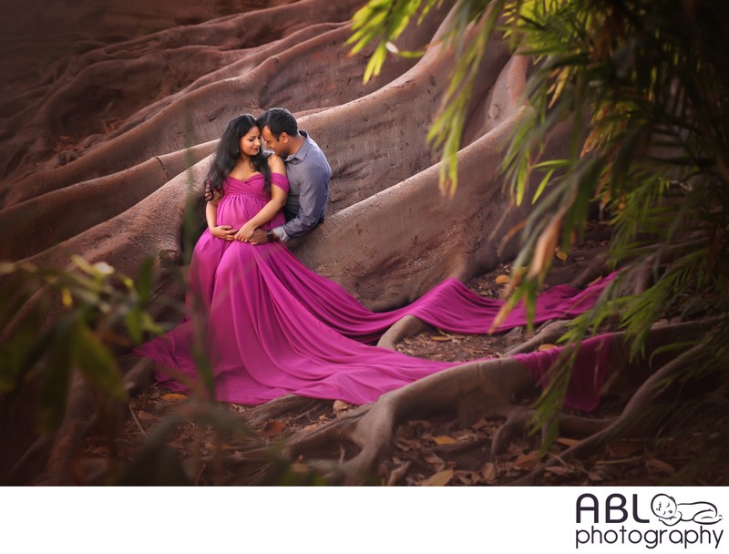 Maternity photos in Balboa Park