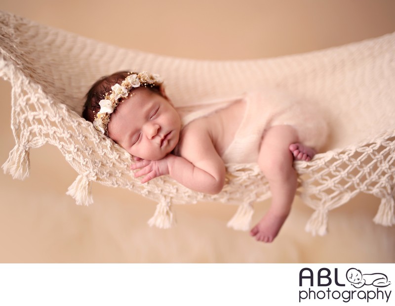 Girl in hammock