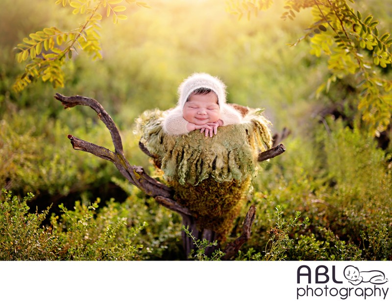 Unique newborn photos in San Diego