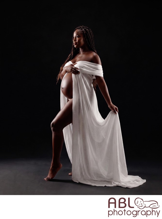 San Diego maternity photography black skin