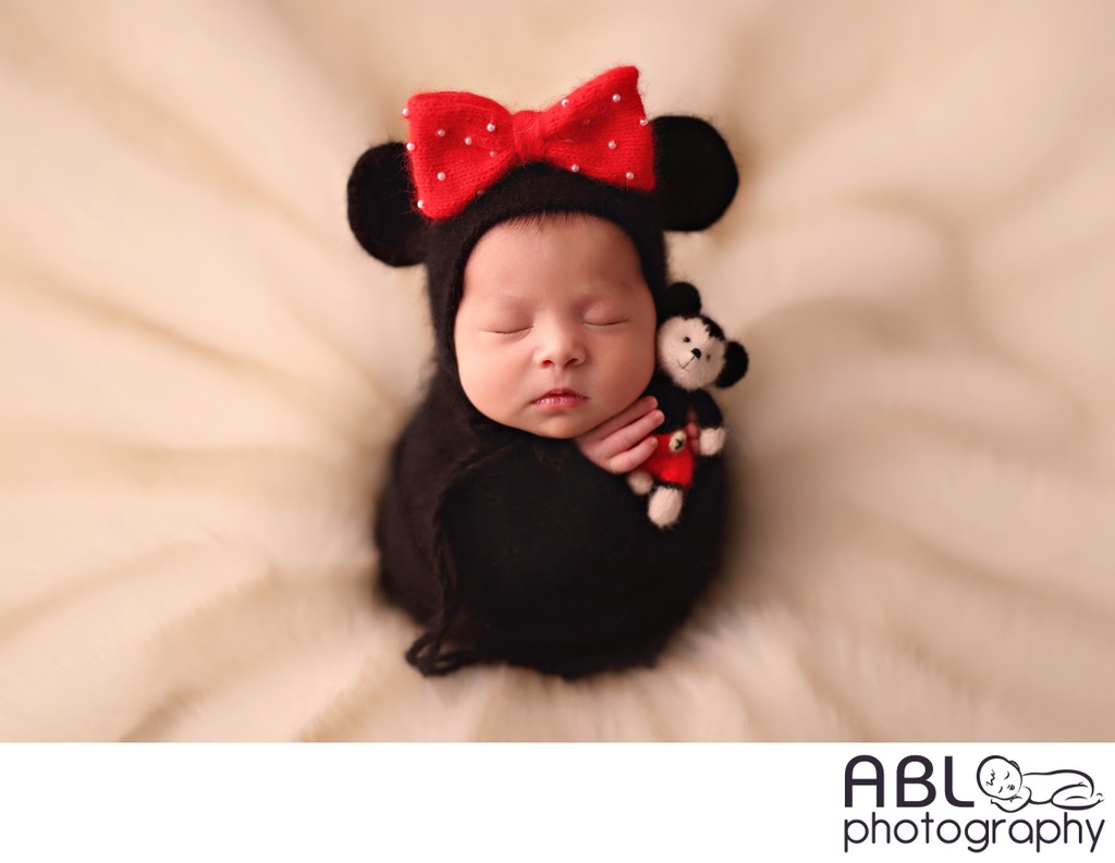 Disney newborn photos, San Diego newborn photographer