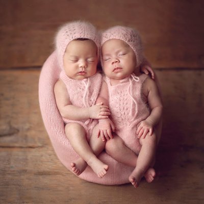 Professional Poway twins newborn photography