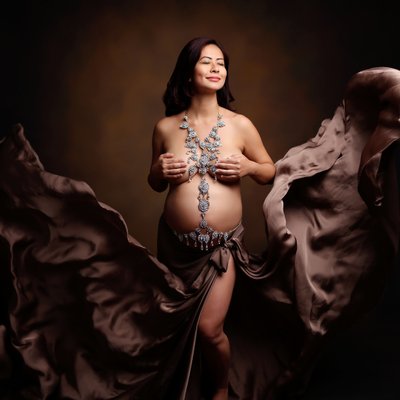 San Diego Boudoir maternity photography