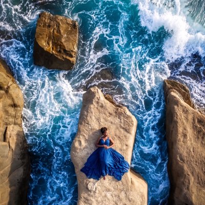 Beach maternity photography San Diego