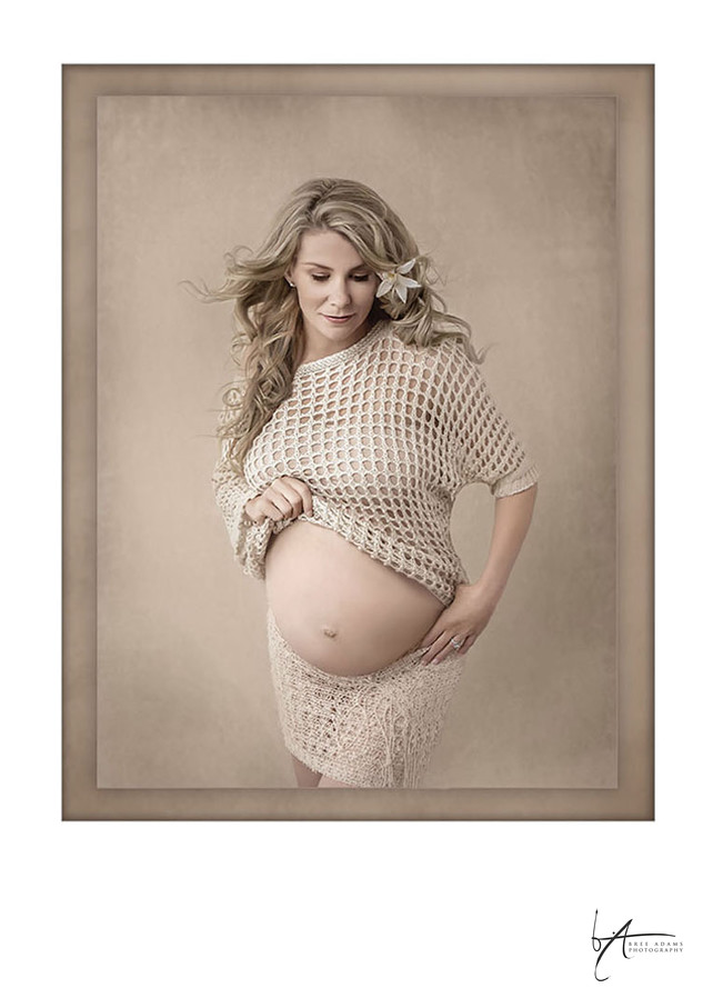 High fashion maternity photography
