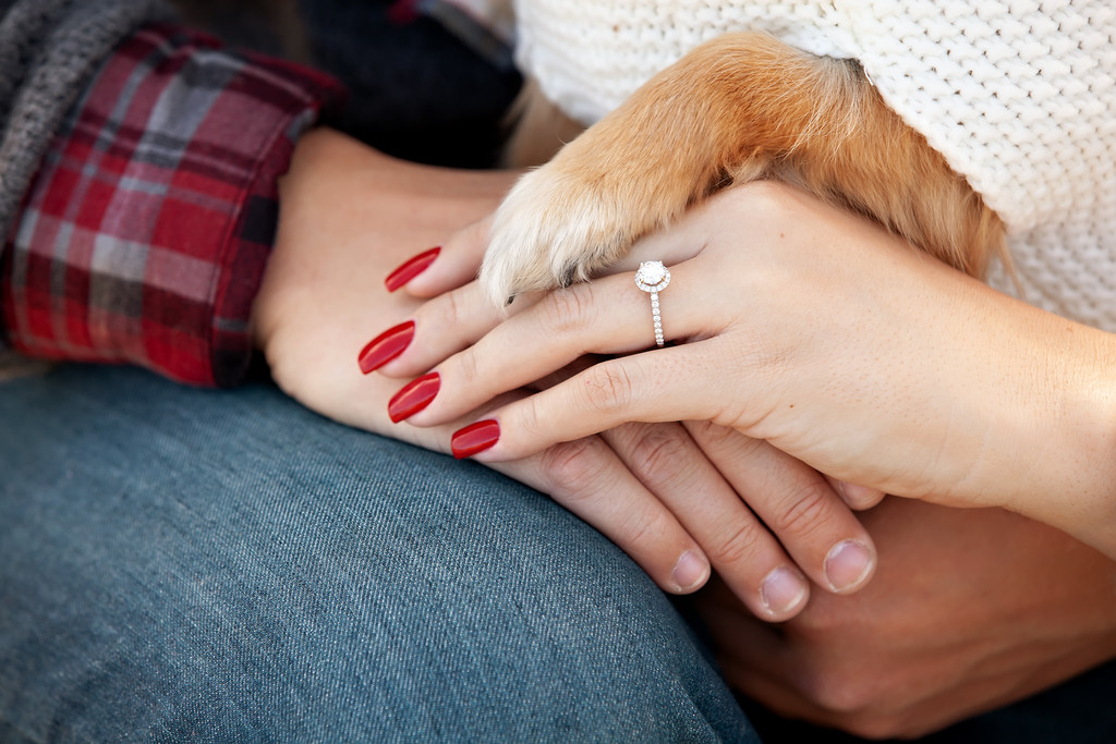 Couple + Dog = Family | Dallas Engagement Session