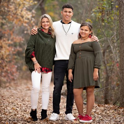 Family Holiday Portraits in the Park