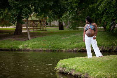 Standing on the Bank