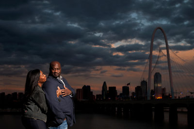 Downtown Dallas at Sunset