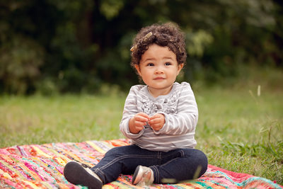 Cutie on the Blanket