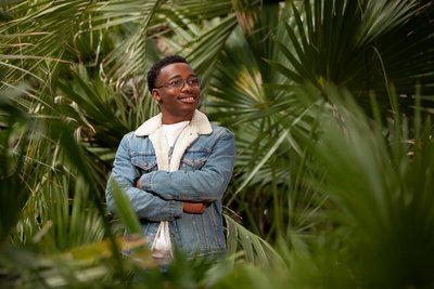 Senior Guy at Dallas Arboretum