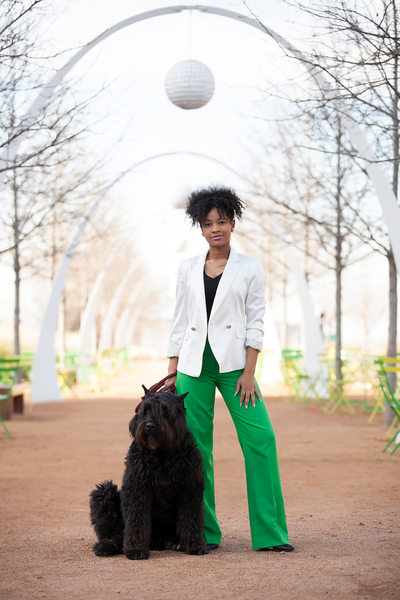 Klyde Warren Park Dallas Senior Portrait